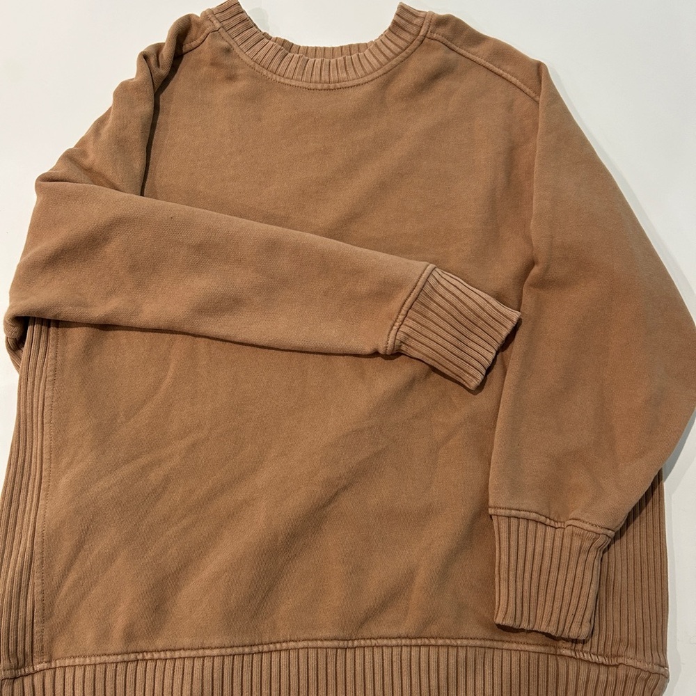 Aerie Women's Tan and Brown Sweatshirt
